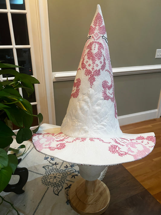Pink and Plum witches hat