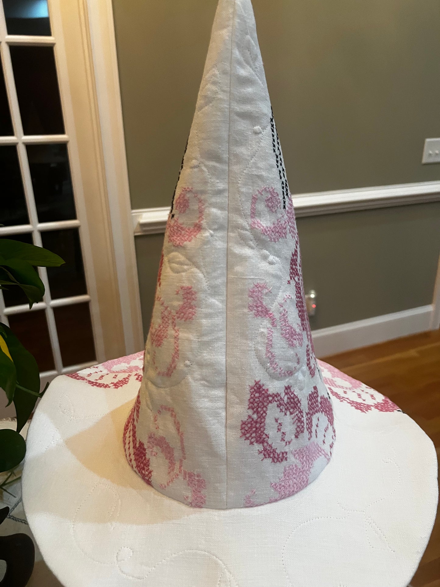 Pink and Plum witches hat