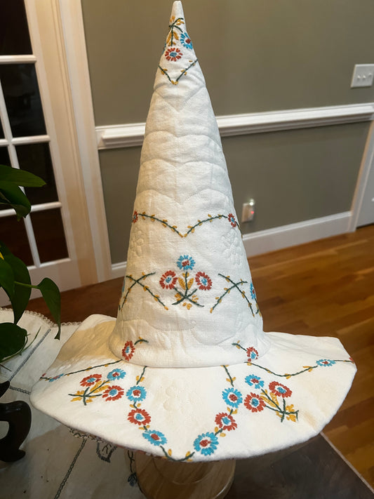 boho wabi sabi witches hat