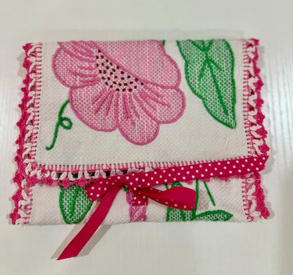 Lovely applique tarot card holder