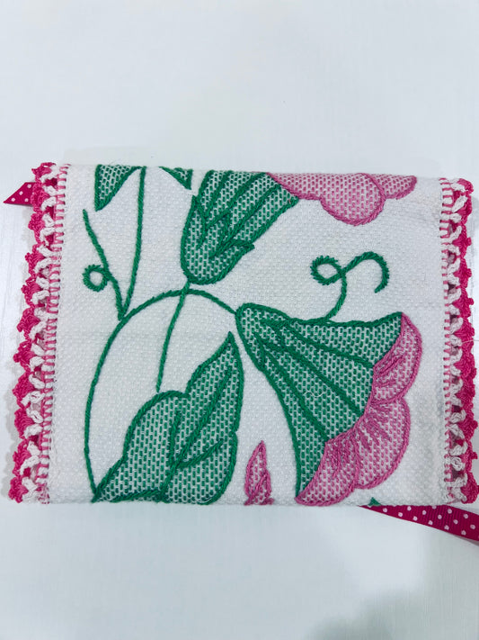 Lovely applique tarot card holder